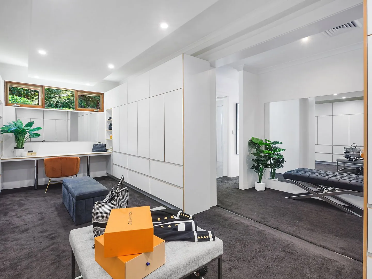 Amazing bedroom in Martin residence showing class and beautiful design.